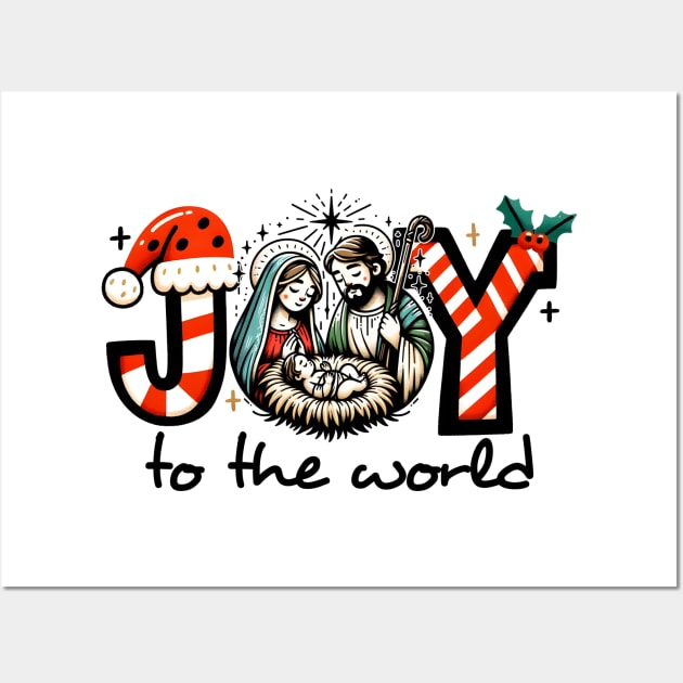 Joy to the world Wall Art by MZeeDesigns